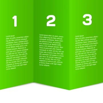 Modern, clean, Design template - fully editable Stock Illustration