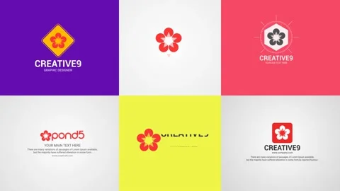 Modern Clean Logo Designs Stock After Effects