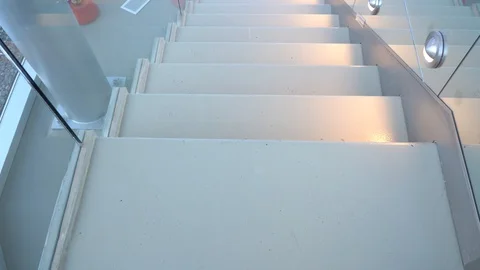 Modern Clear Stairs 스톡 동영상 127785907