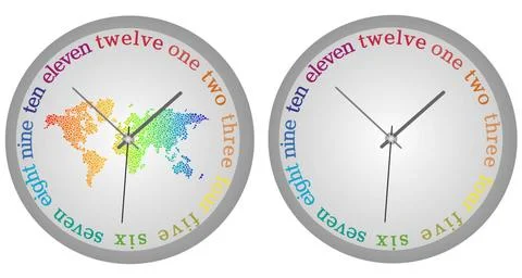 Modern clock Abstract vector concept of modern clock Copyright: xZoonar.co... Stock Photos