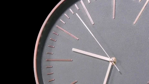 Modern Clock Face Fast Time Lapse Stock-Footage 81541484