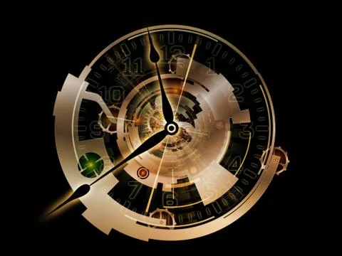 Modern Clockwork Illustrazione stock