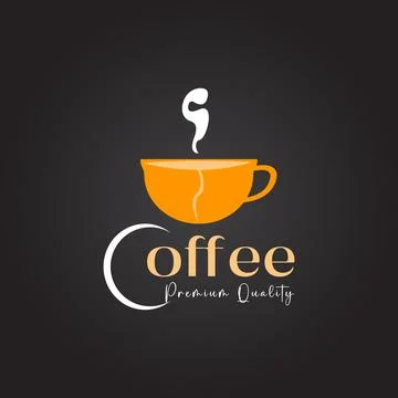Modern Coffee Logo Stock Illustration
