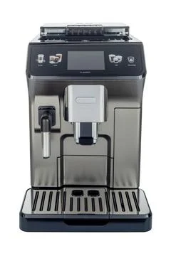 Modern Coffee Machine with Touch Interface Foto stock