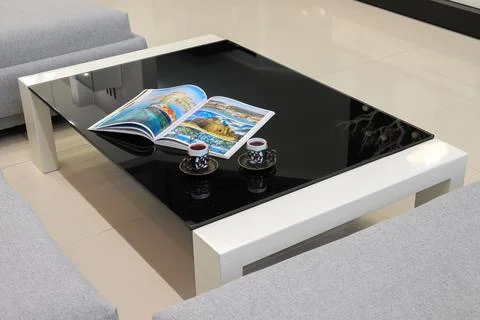 Modern coffee table in the interior Foto stock