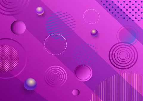 Modern Colorful Abstract Circle Background Stock Illustration