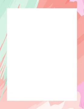 Modern Colorful Abstract Frame Bundle Decorative Border Template Background.. Stock Illustration