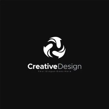 Modern colorful abstract vector logo or element design. Best for identity and Stock Illustration