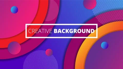 Modern colorful background with gradient elements. Digital template for desig Stock Illustration
