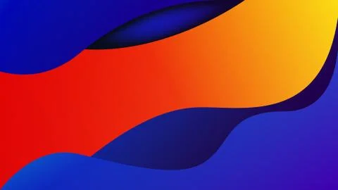 Modern colorful background with gradient elements. Digital template for desig Stock Illustration