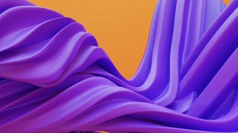 Modern colorful flow background. 3D illustration Stock Illustration