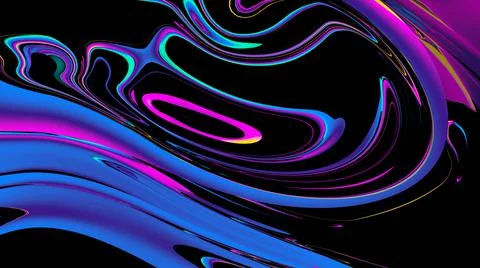 Modern colorful flow background. Abstract wave color Liquid shape. Abstract d Stock Illustration
