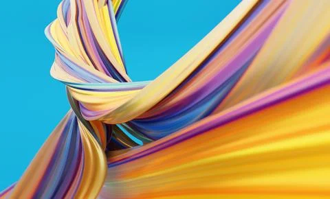 Modern colorful flow background Stock Illustration
