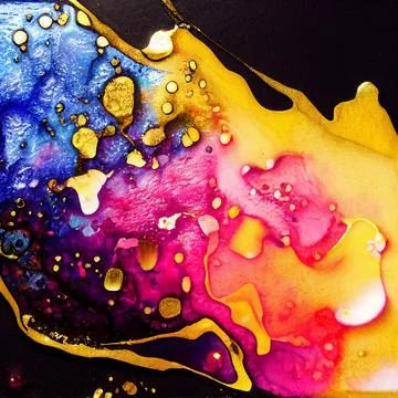 Modern colorful flow background. Stock Illustration