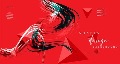 Modern colorful gradient background patterns, abstract geometric shape grap.. Stock Illustration