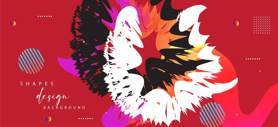 Modern colorful gradient background patterns, abstract geometric shape grap.. Stock Illustration