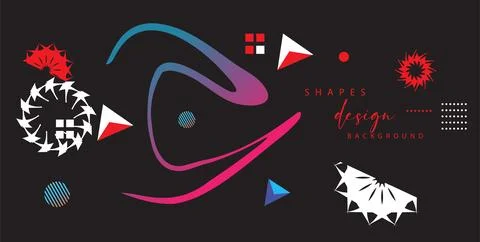 Modern colorful gradient background patterns, abstract geometric shape grap.. Stock Illustration