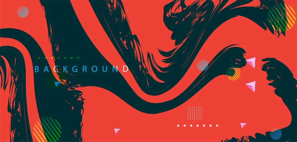 Modern colorful gradient background patterns, abstract geometric shape grap.. Stock Illustration