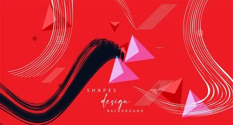 Modern colorful gradient background patterns, abstract geometric shape grap.. Stock Illustration