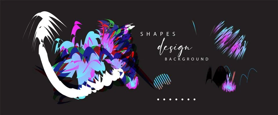 Modern colorful gradient background patterns, abstract geometric shape grap.. Stock Illustration