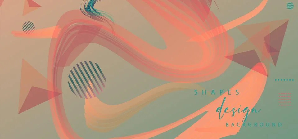 Modern colorful gradient background patterns, abstract geometric shape grap.. 库存插图