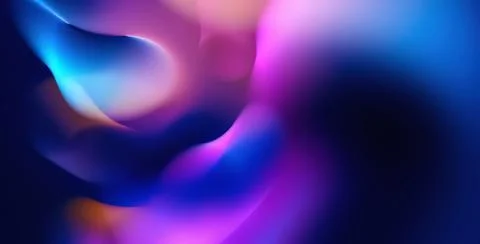 Modern Colorful Gradient Flow Abstract Design Stock Illustration