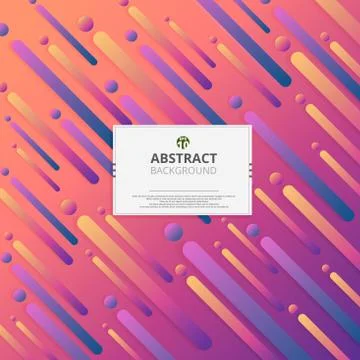 Modern of colorful gradient wave of circle lines background. Stock Illustration