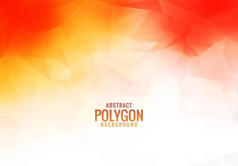 Modern Colorful Low Poly Triangle Shapes Collection Stock Illustration
