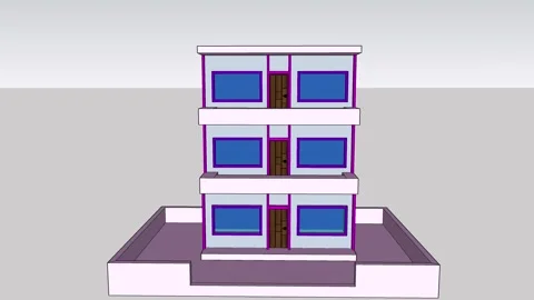 Modern Colorful Multi Building Video stock 346763579