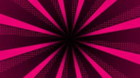 Modern comic central rotating lines Magenta red futuristic radial background Stock Footage 295927030