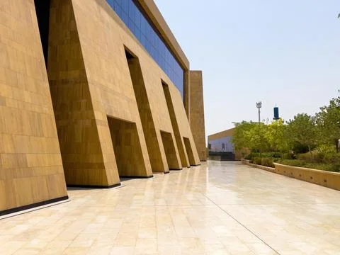 Modern Commercial District in Riyadh, Saudi Arabia Stock Photos