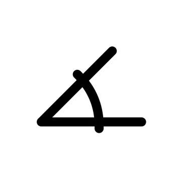 Modern compass icon with directional arrow for navigation and travel apps Stock Illustration
