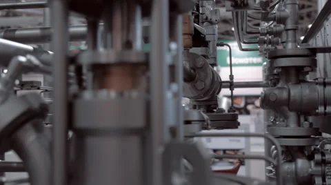 Modern complex technological industrial equipment Video stock 61546322