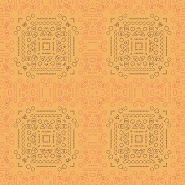 Modern, computer age shapes seamless pattern 스톡 일러스트