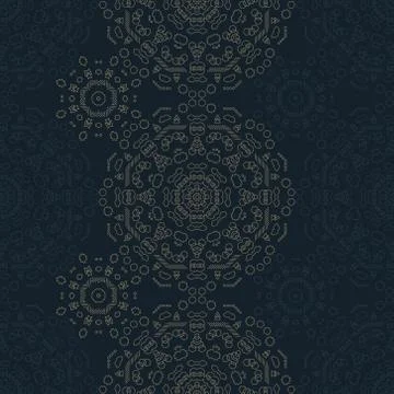 Modern, computer age shapes seamless pattern Illustrazione stock