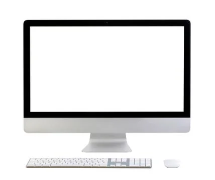 Modern computer all-in-one Stock Photos