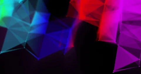 Modern computer art background with smooth camera movements Stock Footage 72900906