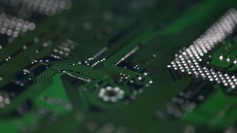 Modern computer board, rotation, looping Stock Footage 85105298