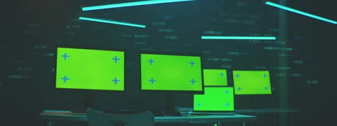 Modern Computer Centar Stock Footage 149245705