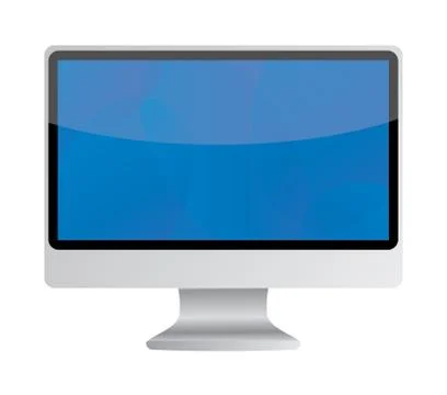 Modern computer display Stock Illustration
