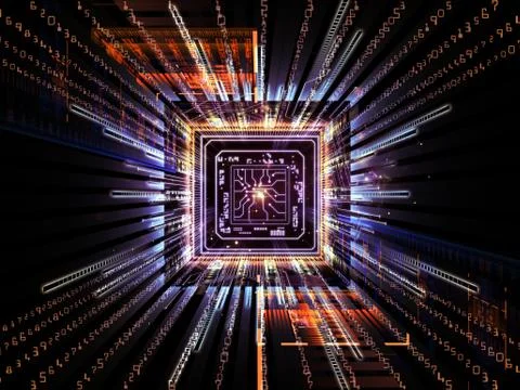 Modern Computer Stock Illustration