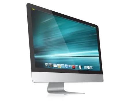 Modern computer Stock Illustration