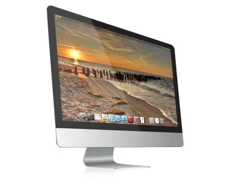 Modern computer Stock Illustration