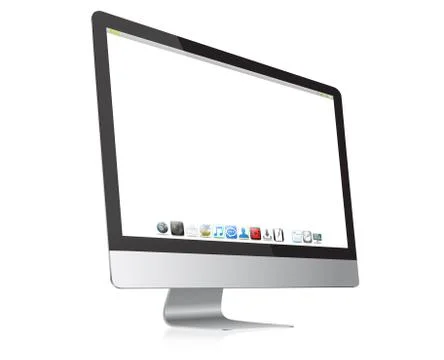 Modern computer Stock Illustration
