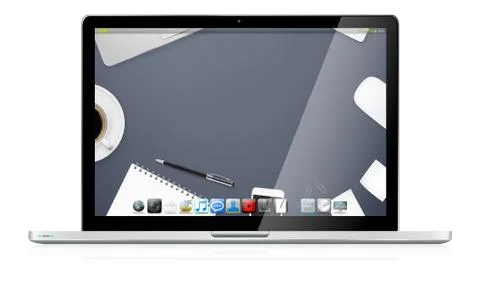 Modern computer Illustrazione stock