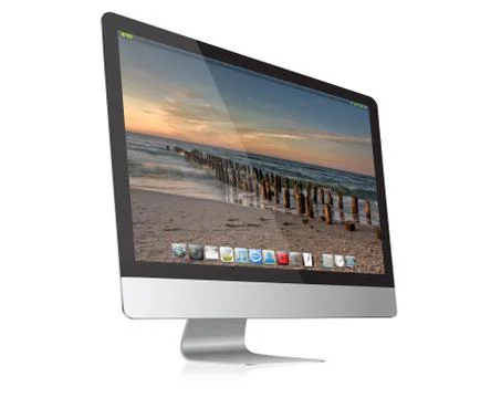 Modern computer Stock Illustration