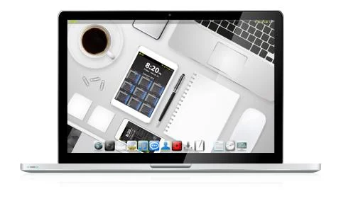 Modern computer 스톡 일러스트