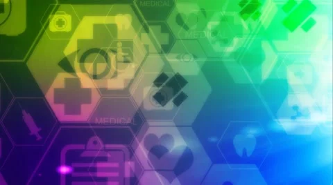 Modern computer interface as medical concept. 스톡 동영상 62709566