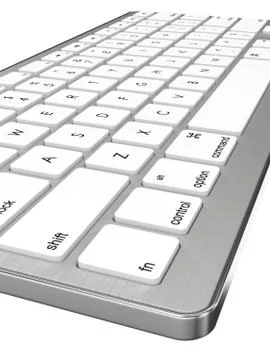 Modern Computer Keyboard Stock Illustration