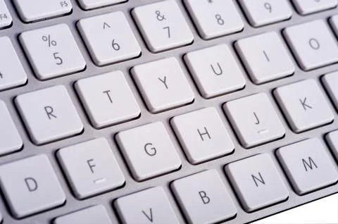 Modern computer keyboard Stock Photos